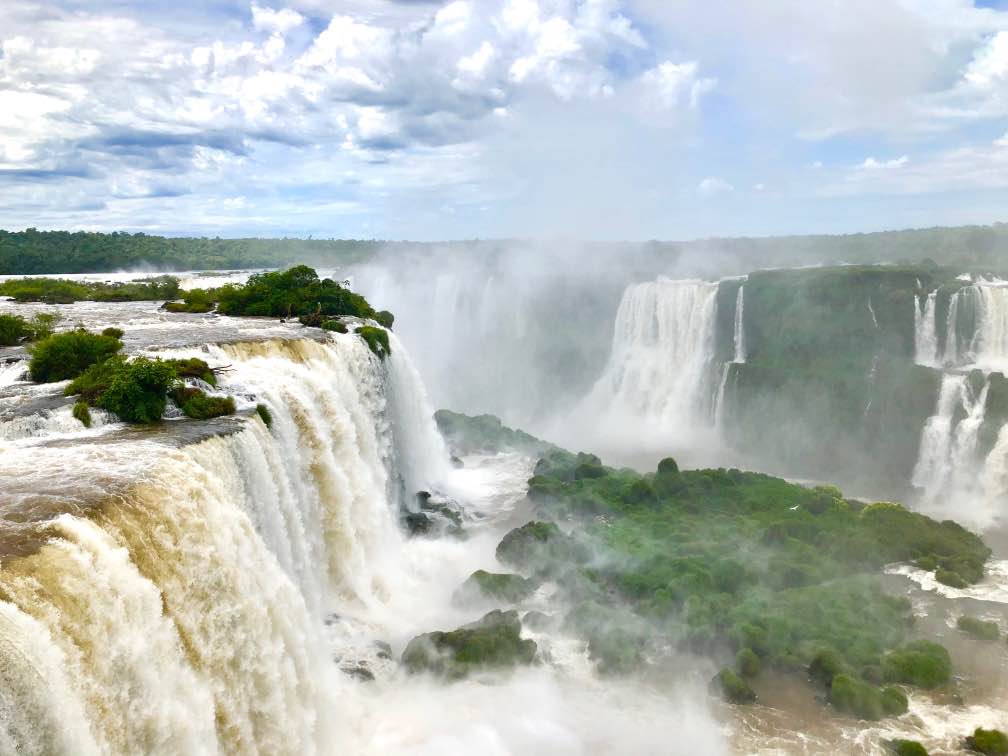 Iguazu Falls in Brazil from the Devil's Path Contact Info