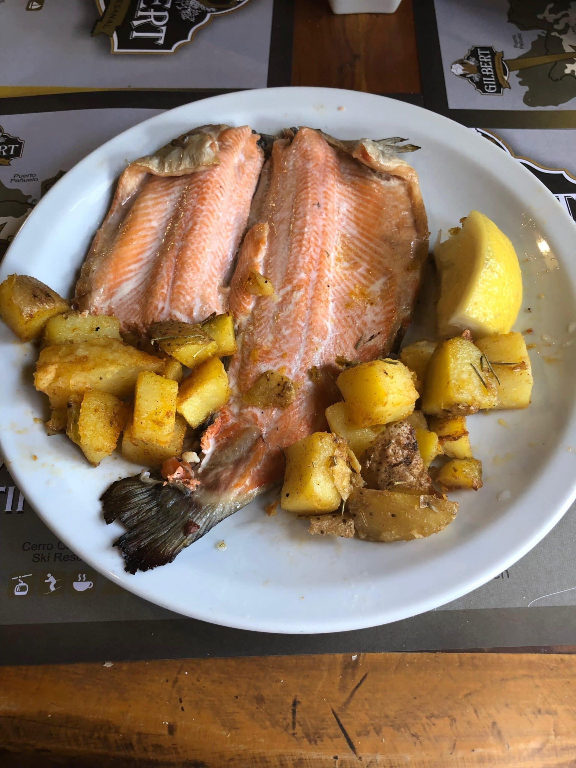 Trout Fish Lunch at Criadero de Truchas