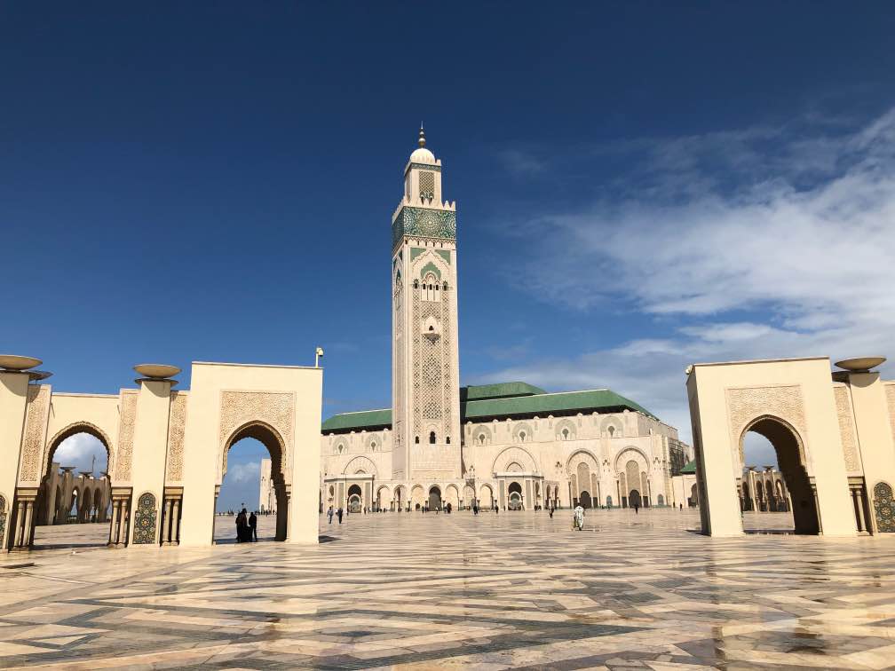 Hassan II Mosque Exterior View