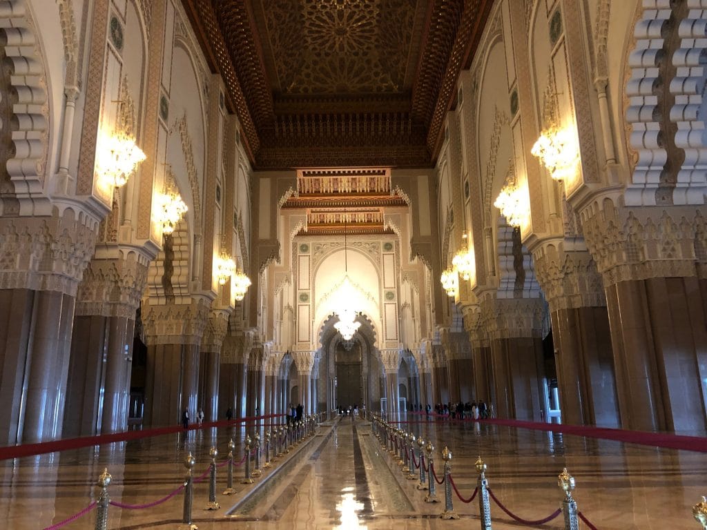 Hassan II Mosque Interior View