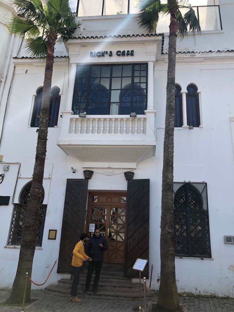 Outside of Rick's Cafe in Casablanca, Morocco