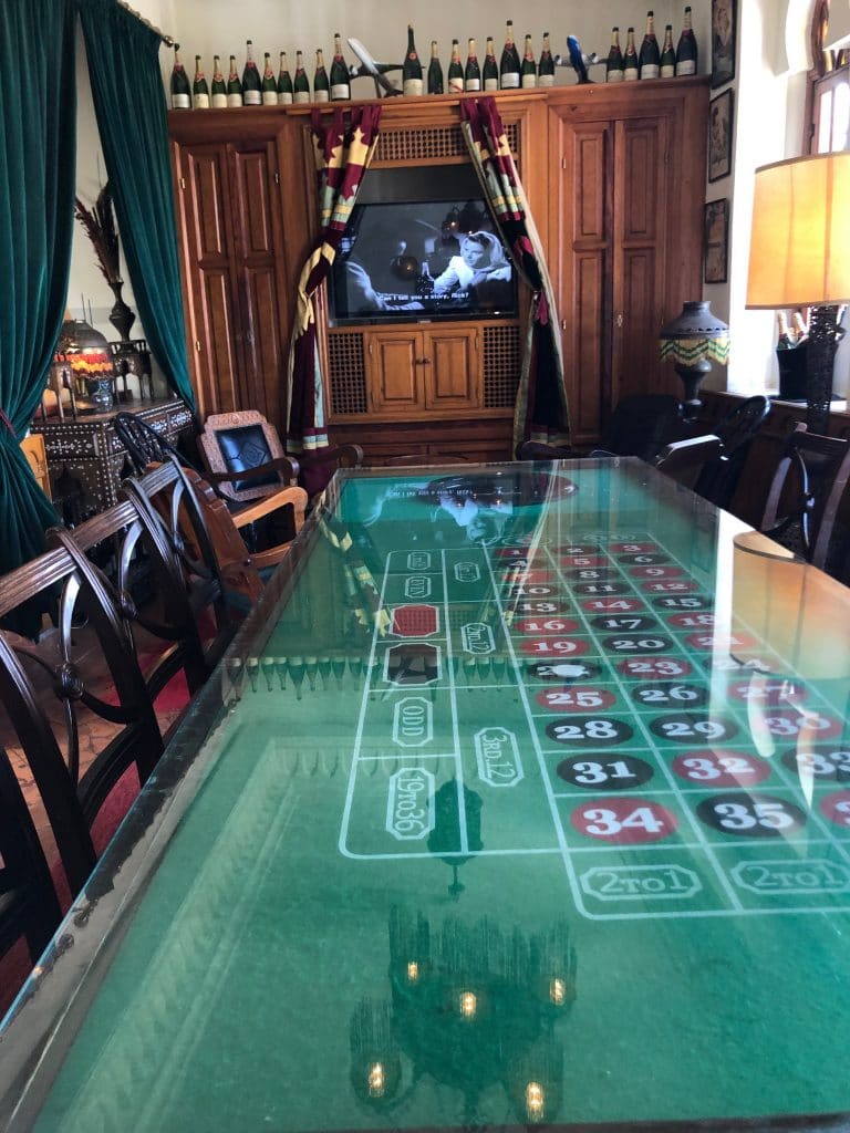 Roulette Table in Rick's Cafe, Casablanca