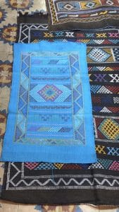 Handwoven Carpets by Berber Women in Morocco's Blue City
