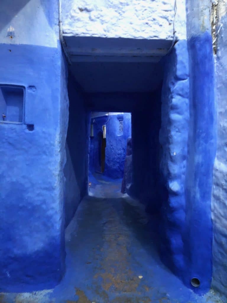 Corridors of Chefchaouen, Morocco's Blue City