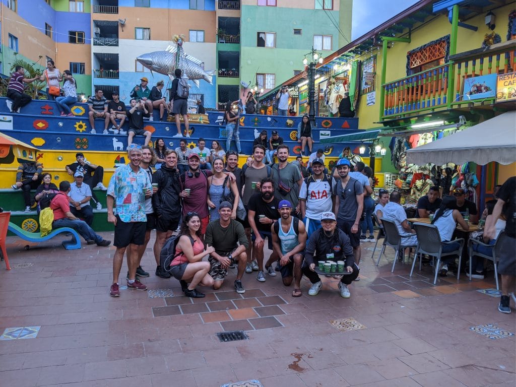 Group Pic in Guatape