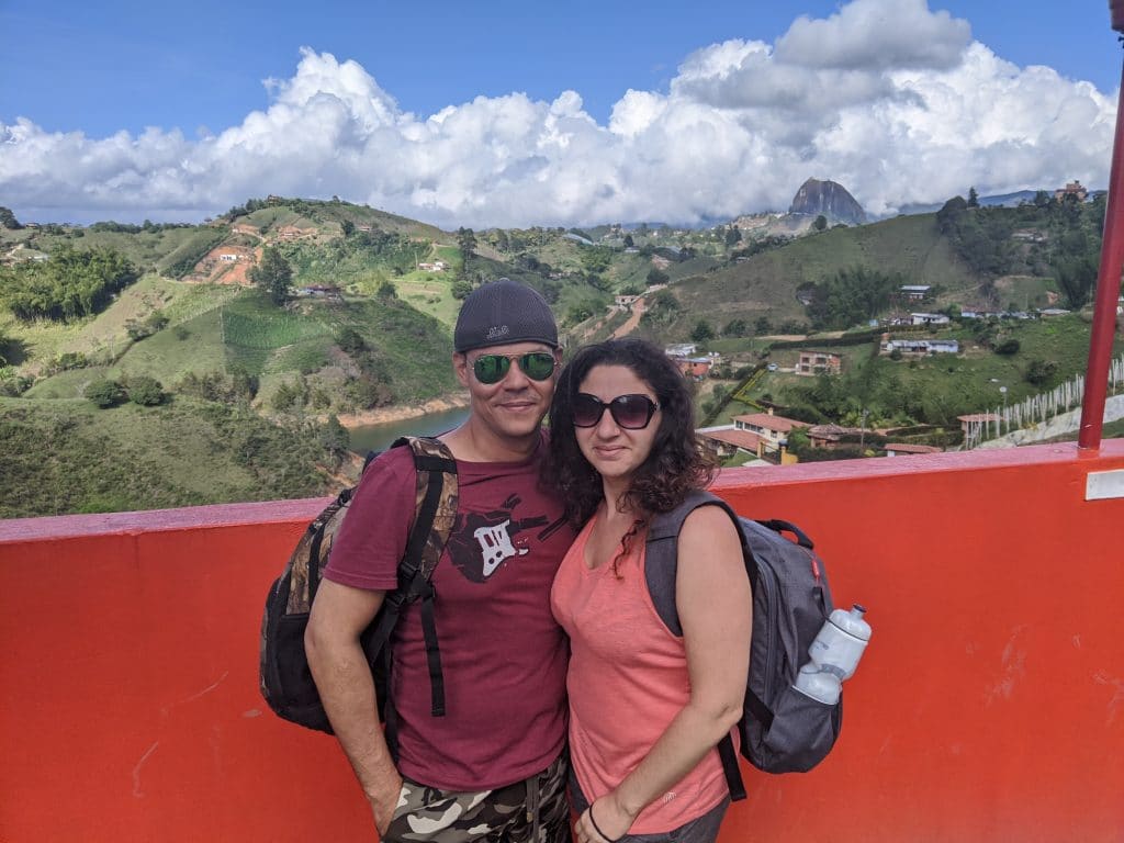 Kevin and I Guatape Colombia