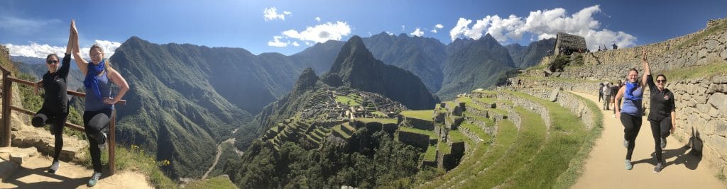 Panorama of Machu Picchu Peru