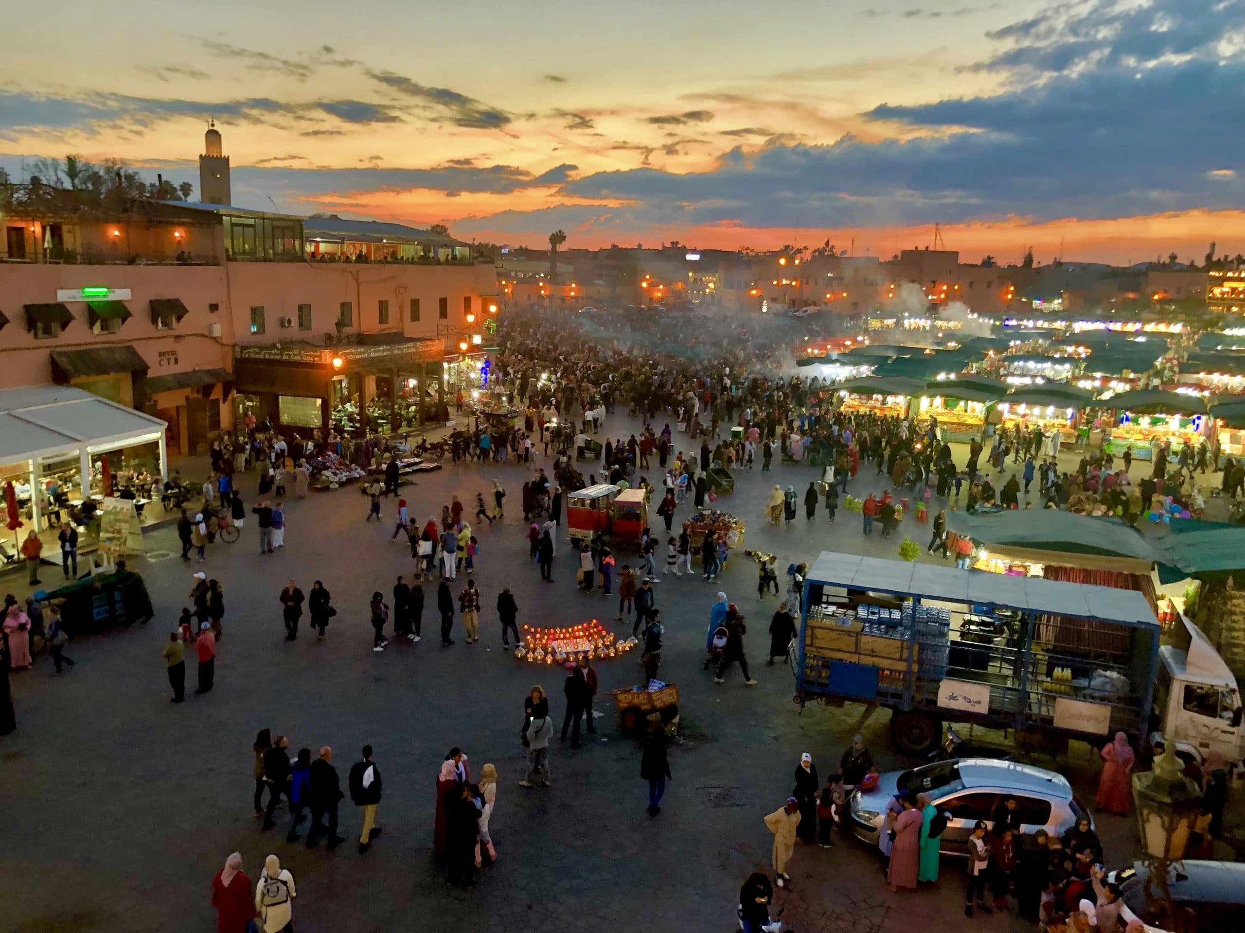 Souk Jama El F'na in Marrakesh