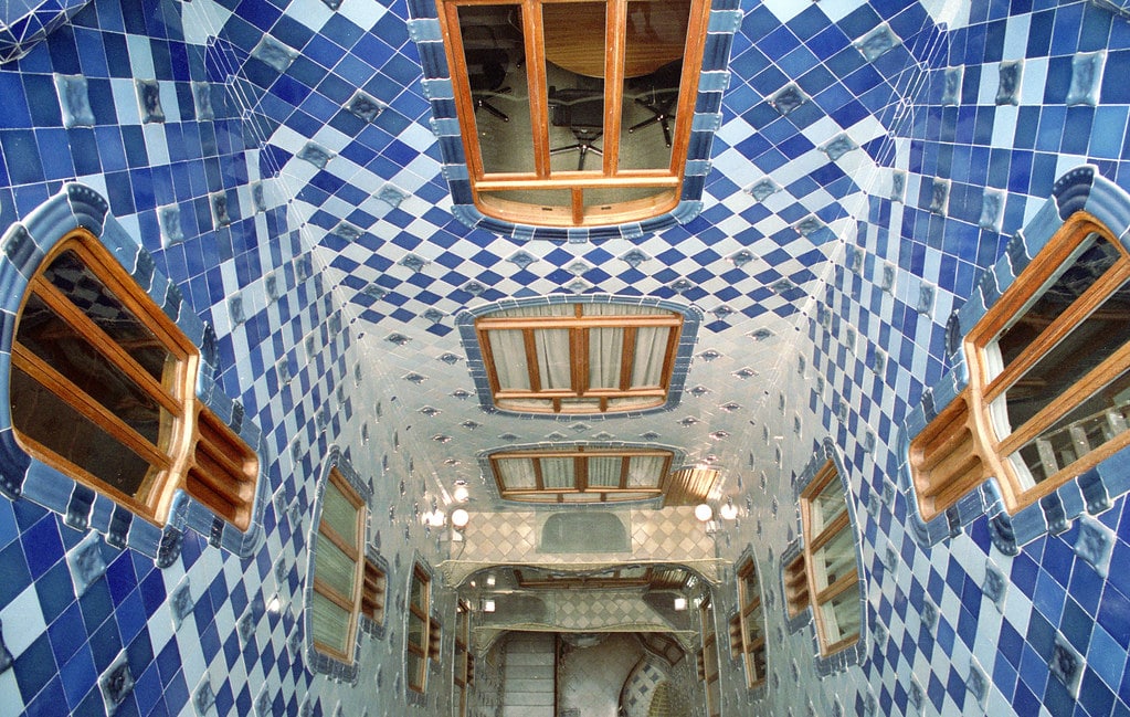Interior of Casa Ballo in Barcelona
