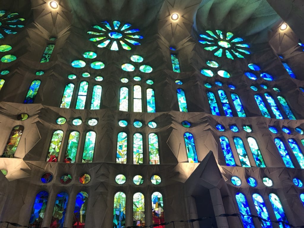 Stained Glass Windows of La Sagrada Familia