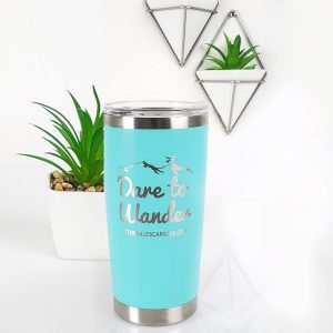 Dare To Wander Stainless Steel 20oz Tumbler New 1