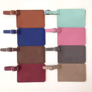 Dare To Wander Personalized Leather Luggage Tags 2