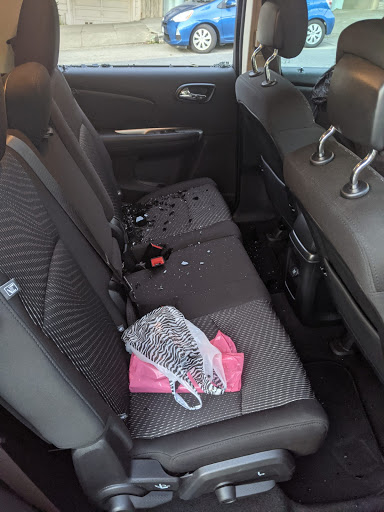 Broken Window Rental Car Theft in San Francisco